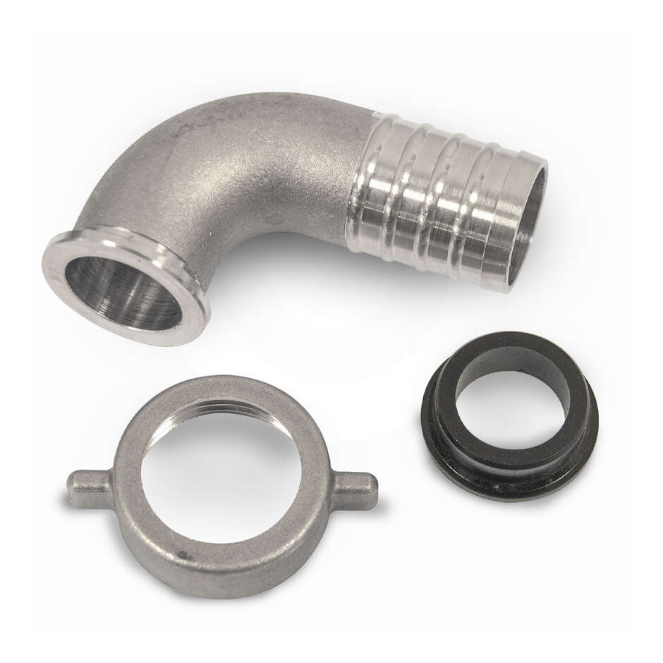 KIT PORTAGOMMA CURVO 90° MM 25 CON GIRELLO 1